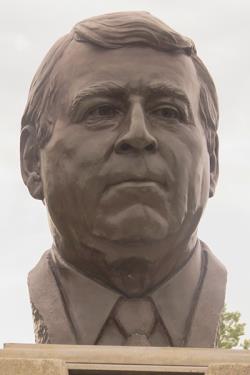 Bronze bust of Albert Howard Weeks
