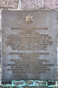 Centennial of Confederation Plaque
