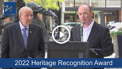 Video of the 2022 Heritage Recognition Awards event