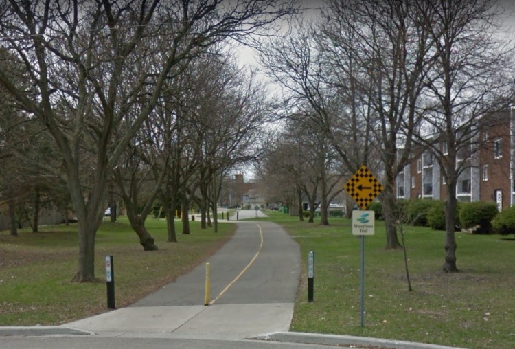 Clairview Bikeway pathway entrance