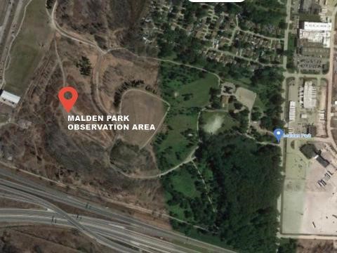 Malden Park Observation Area map