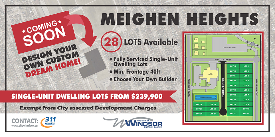 Meighen Heights details, as listed below