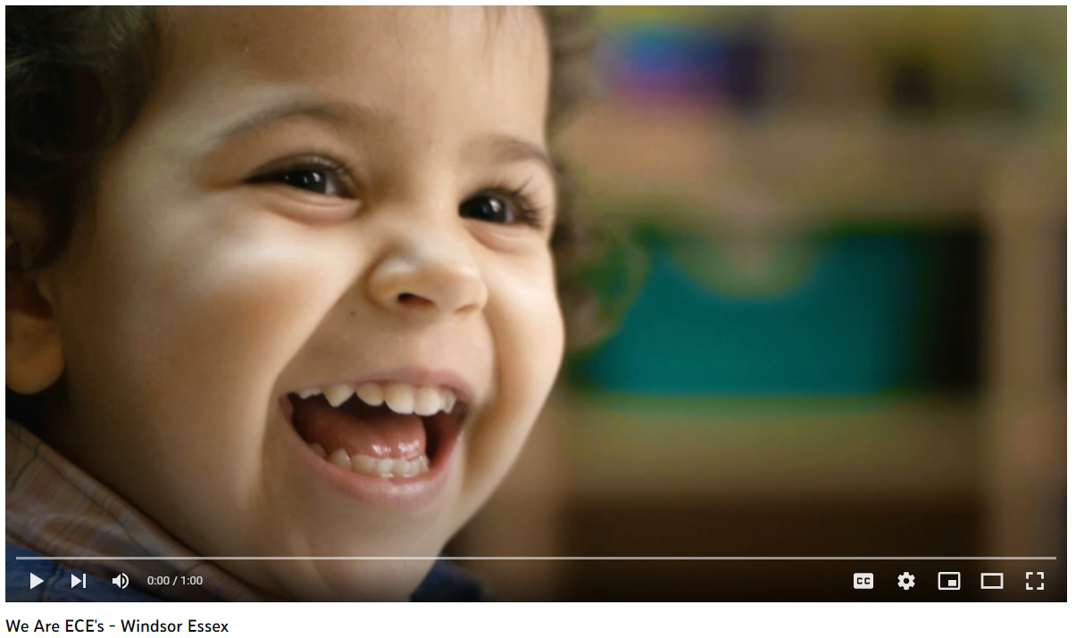 We are Early Childhood Educators commercial on YouTube, English