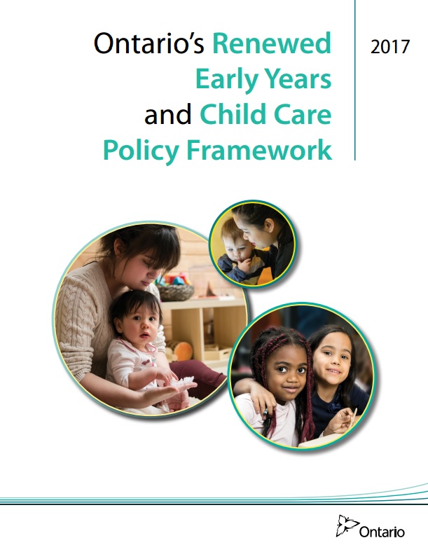 Ontario's Renewed Early Years and Child Care Policy Framework (English)