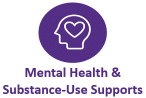 Mental Health and Substance-Use Supports logo