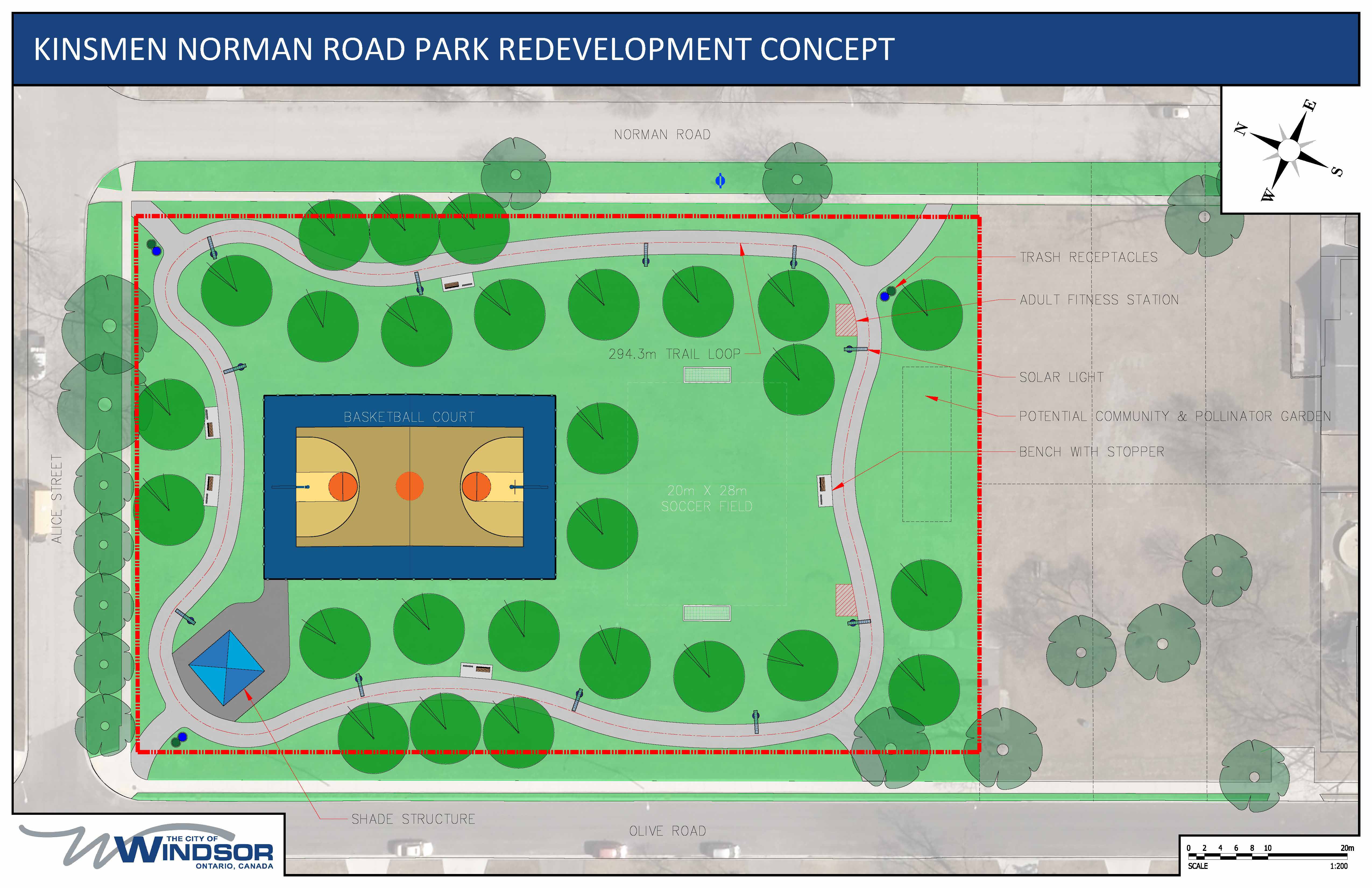 Kinsmen Norman Road Park Redevelopment Concept