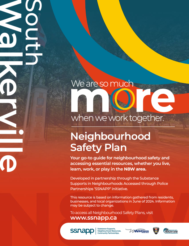 Cover of the SSNAPP South Walkerville (N8W) Neighbourhood Safety Plan