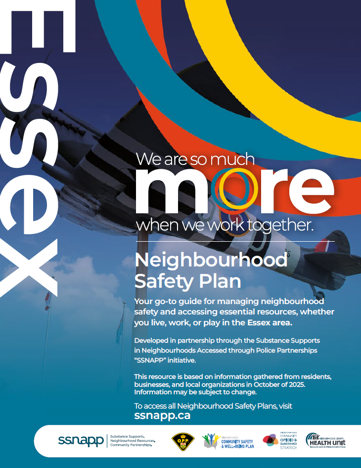 Cover of the SSNAPP Essex Neighbourhood Safety Plan