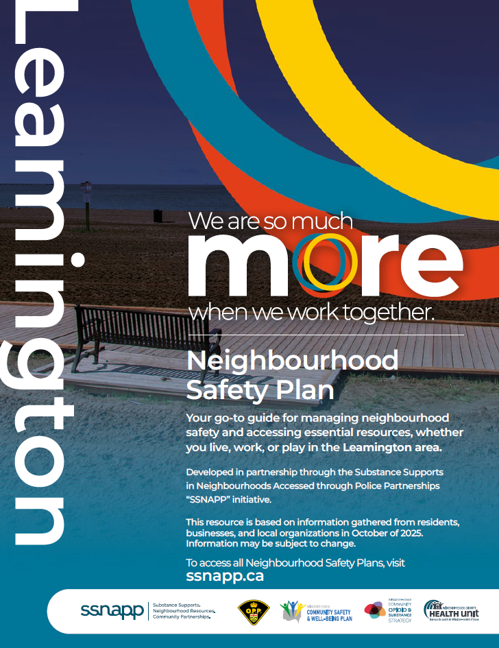 Cover of the SSNAPP Leamington Neighbourhood Safety Plan